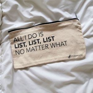 Poshmark Keep All Pencil Case Cosmetic Pouch Makeup Bag Organizer